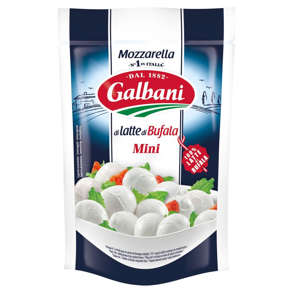 Galbani - Mini Mozzarella di Latte di Bufala Doypack 150 g