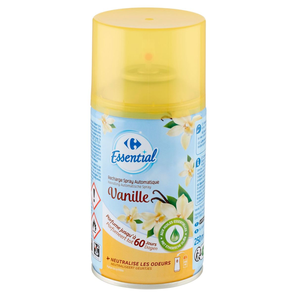 Carrefour Essential Recharge Spray Automatique Vanille 250 ml
