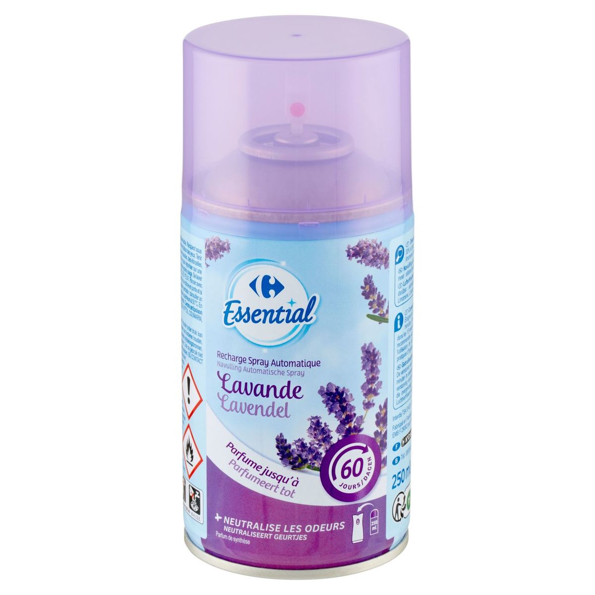 Carrefour Essential Recharge Spray Automatique Lavande 250 ml