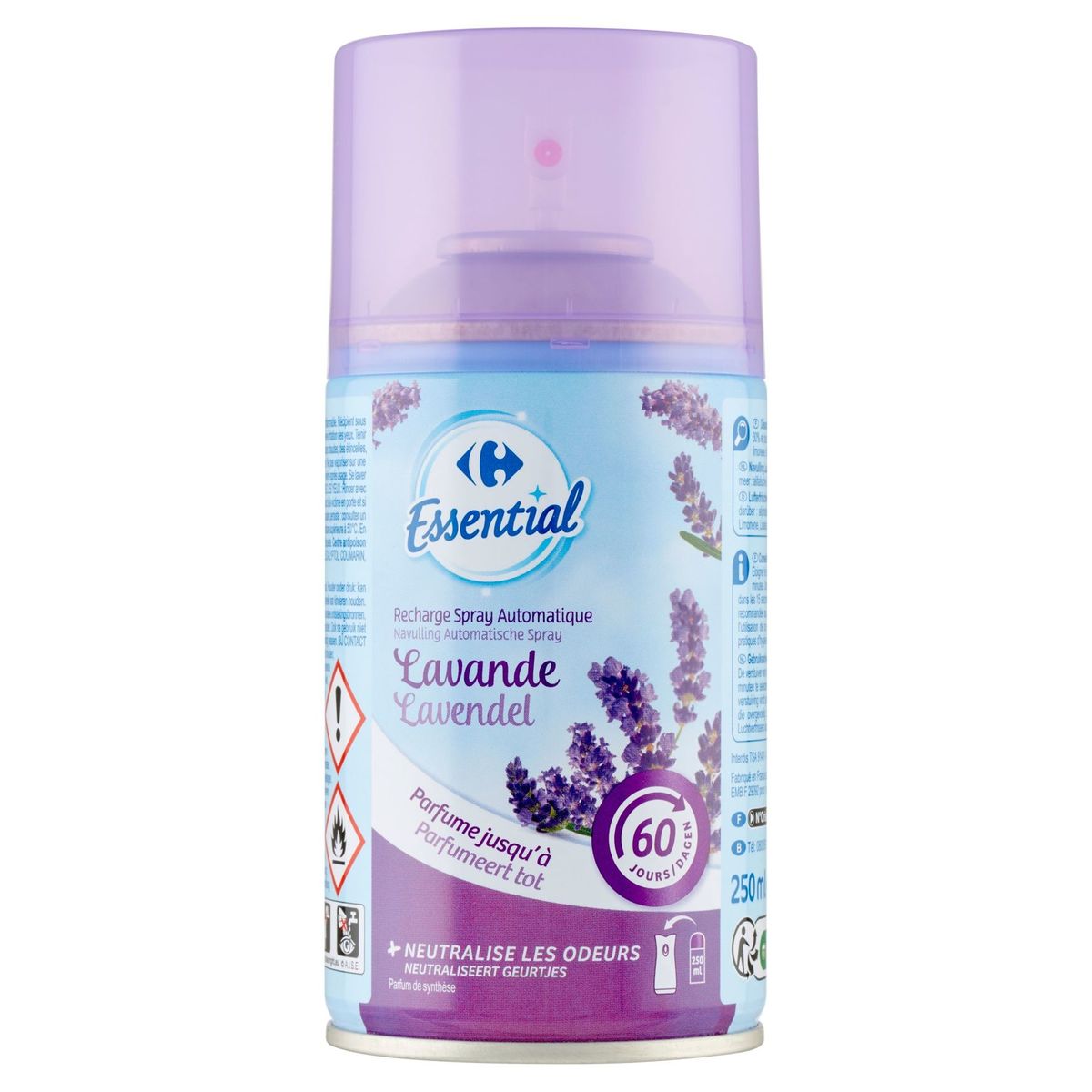 Carrefour Essential Recharge Spray Automatique Lavande 250 ml