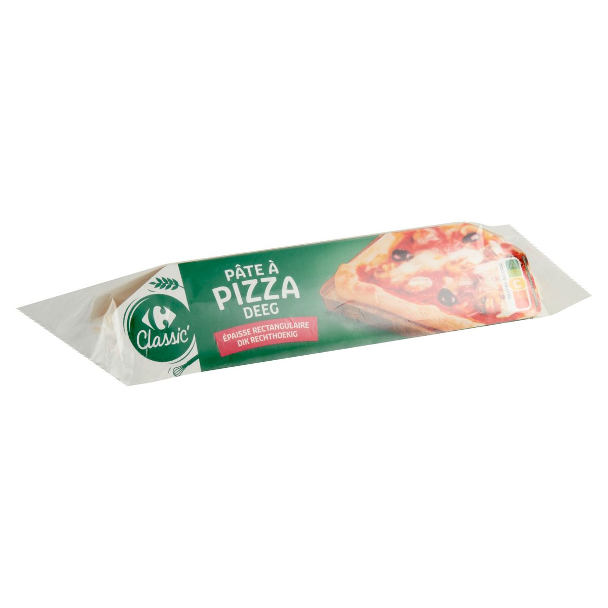 Pâte à pizza CARREFOUR CLASSIC' : la barquette de 385g à Prix Carrefour