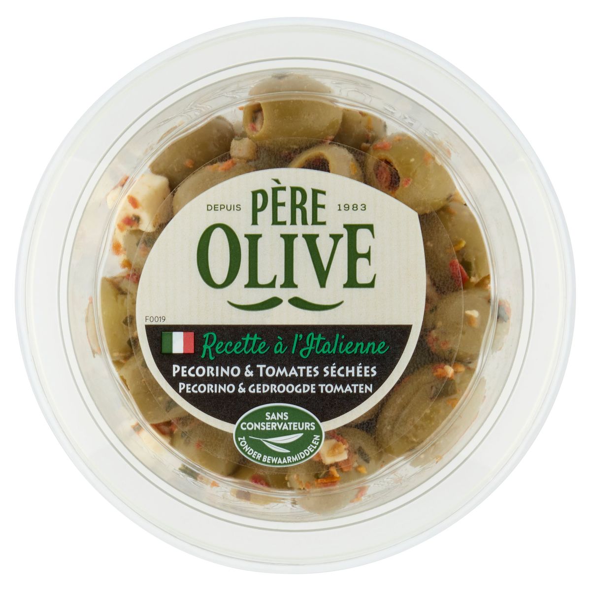 Père Olive Pecorino & Gedroogde Tomaten 150 g