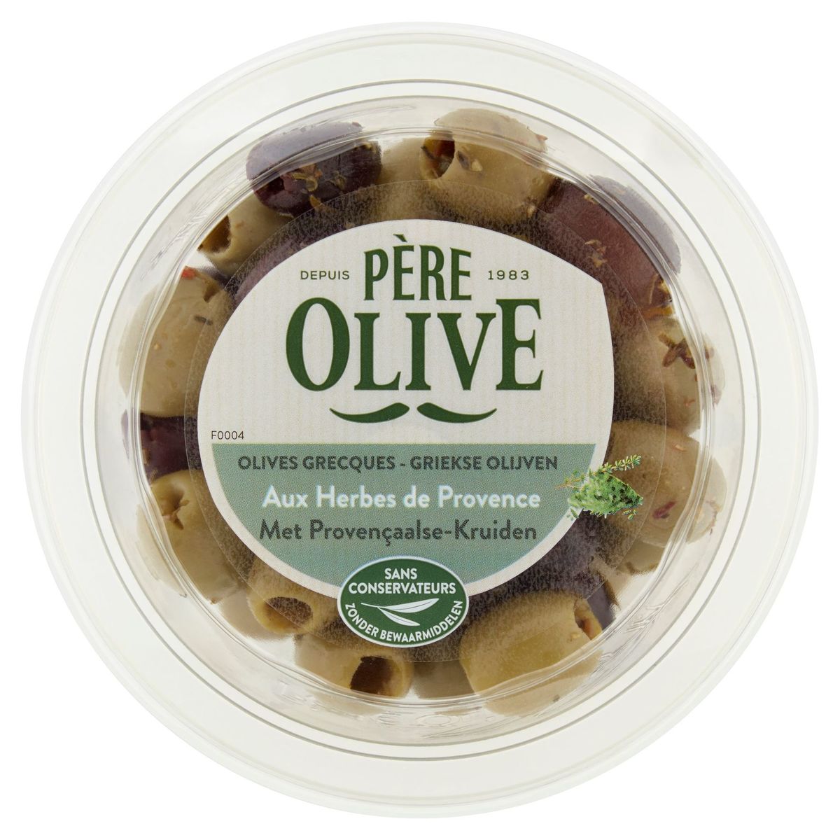 Père Olive Olives Grecques aux Herbes de Provence 150 g