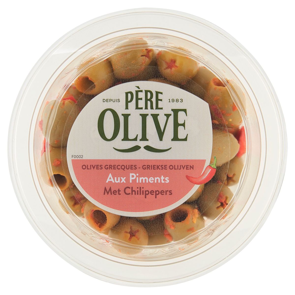 Père Olive Olives Grecques aux Piments 150 g