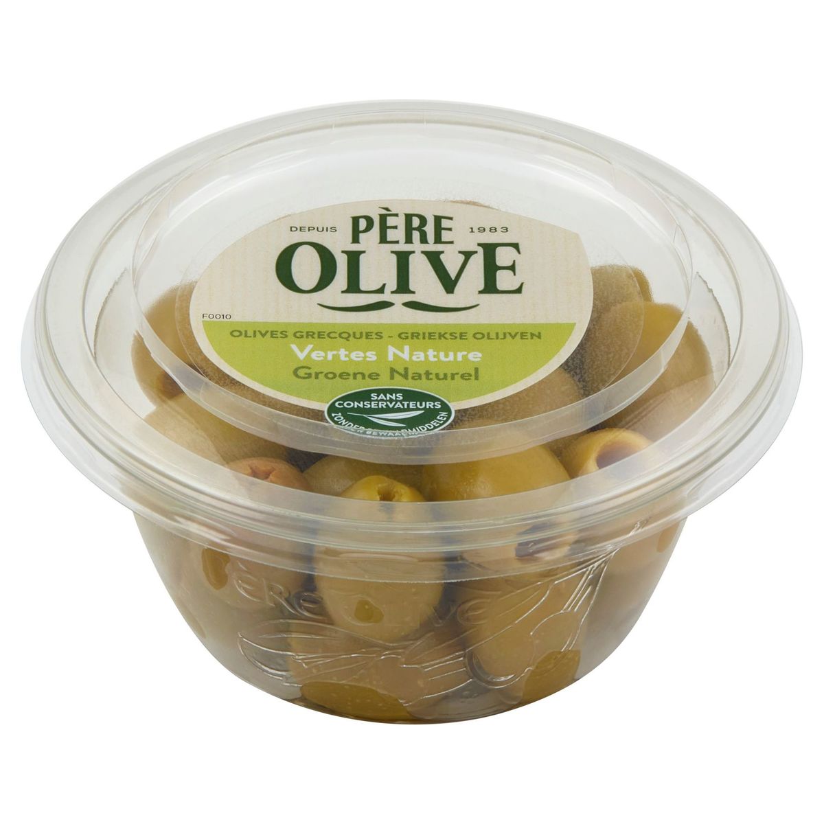 Père Olive Olives Grecques Vertes Nature 150 g