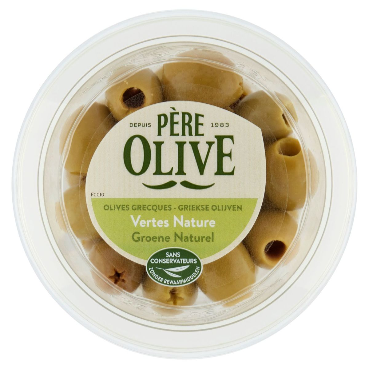 Père Olive Griekse Olijven Groene Naturel 150 g