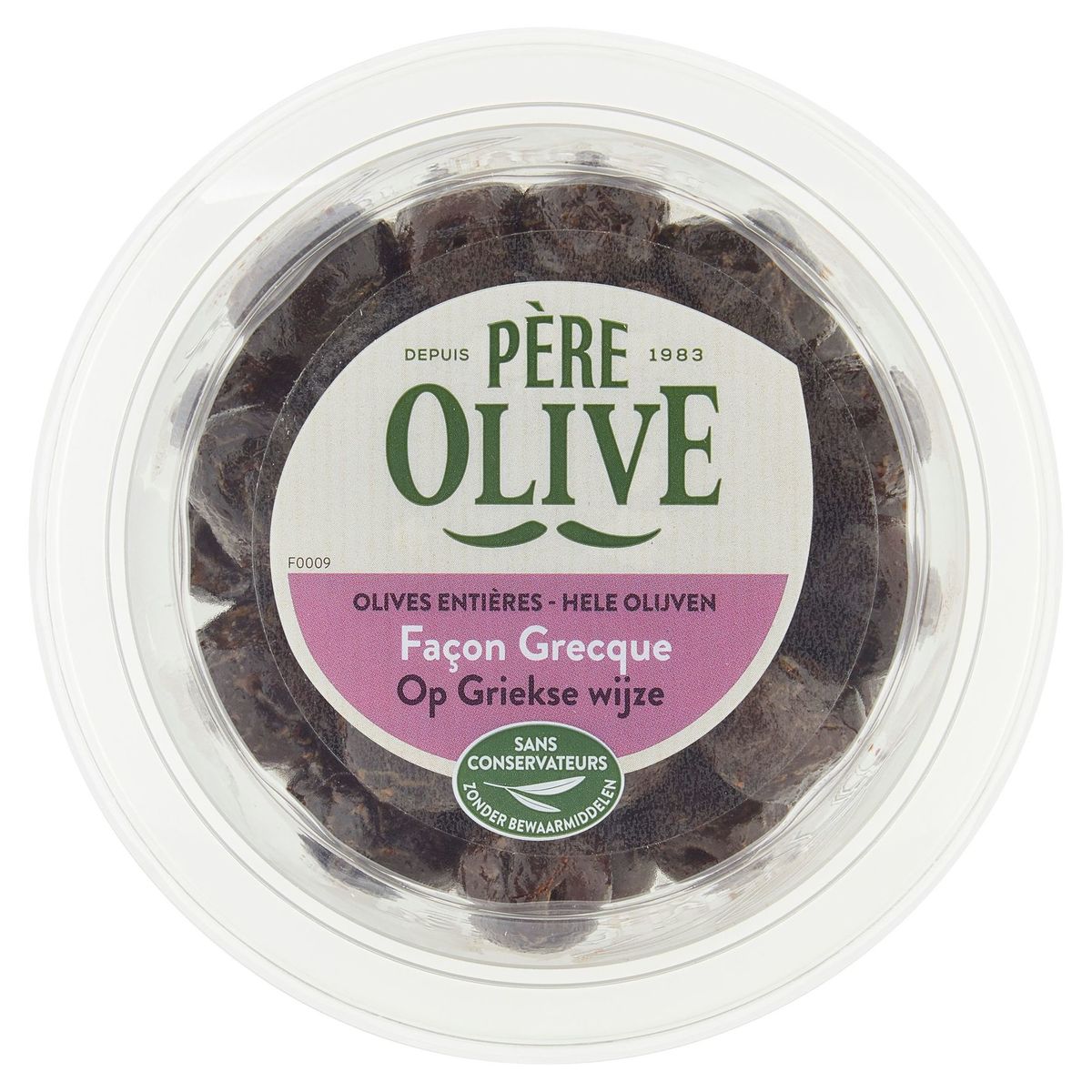 Père Olive Olives Entières Façon Grecque 200 g