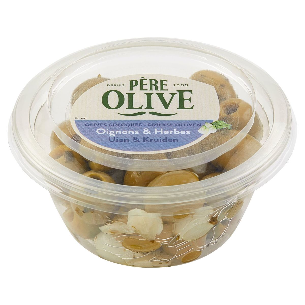 Père Olive Olives Grecques - Oignons & Herbes 150 g