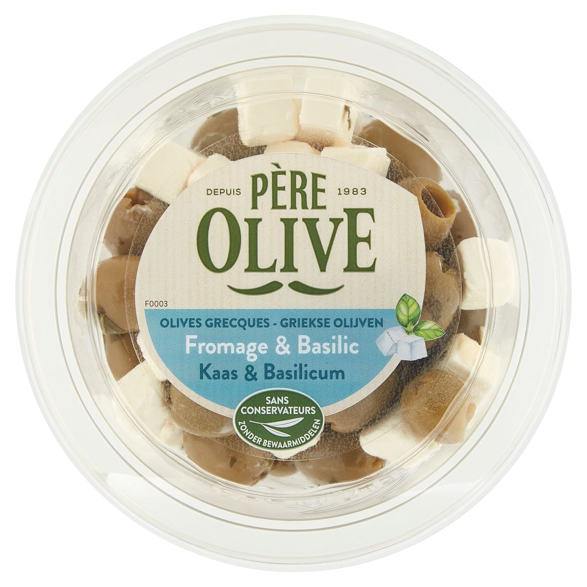 Père Olive Fromage & Basilic 150 g