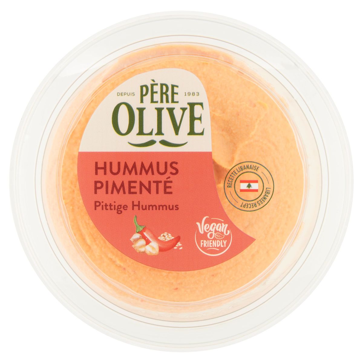 Père Olive Hummus Pimenté 175 g