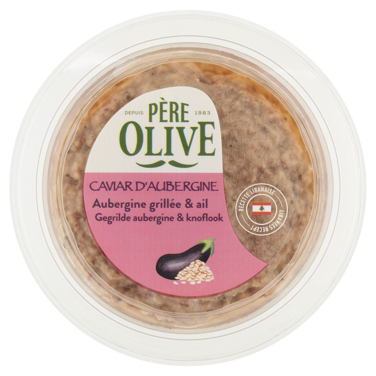 Père Olive Caviar d'Aubergine Grillée & Ail 175 g