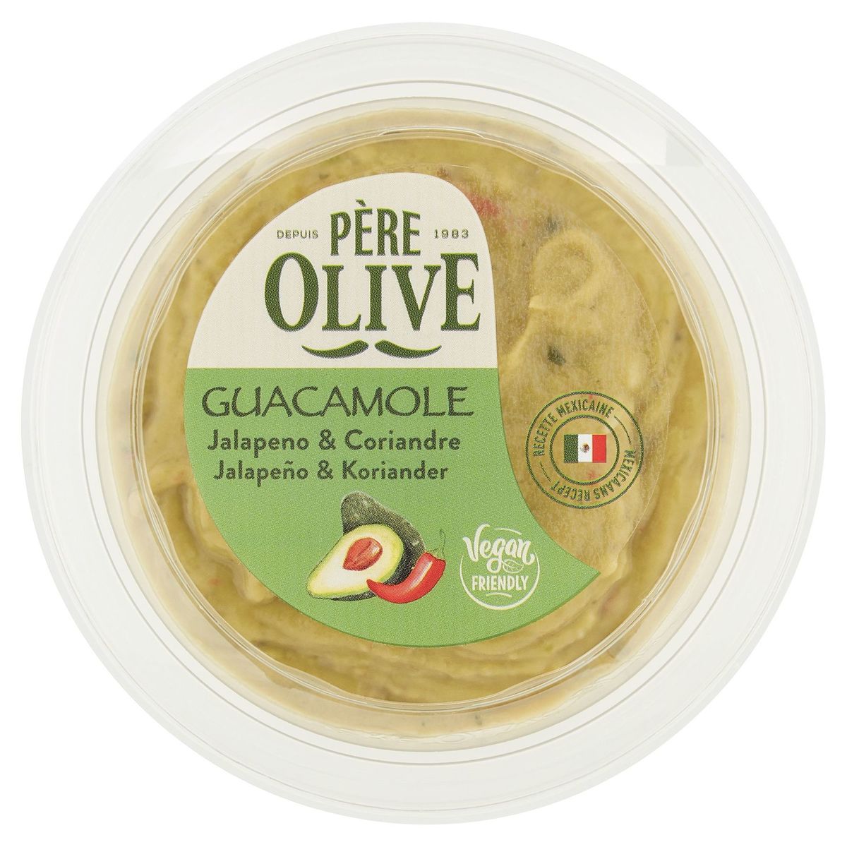 Père Olive Guacamole Jalapeño & Coriandre 175 g
