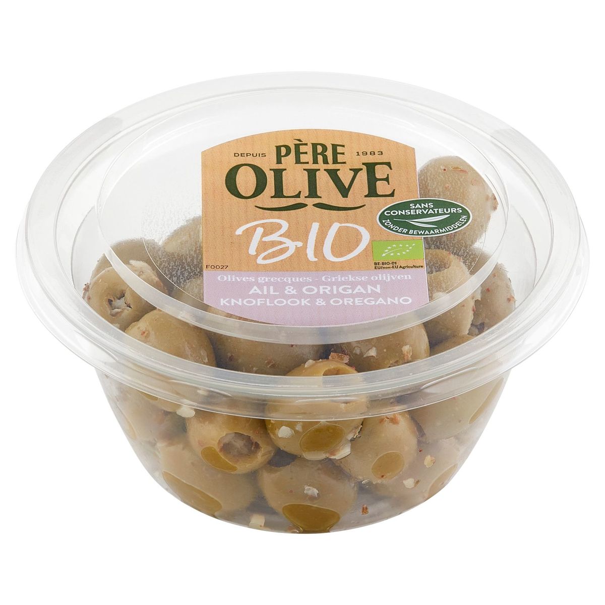 Père Olive Bio Ail & Origan 150 g
