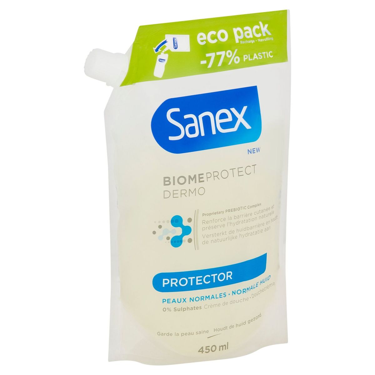 Sanex Biome Protect Dermo Protector Crème de Douche 450 ml