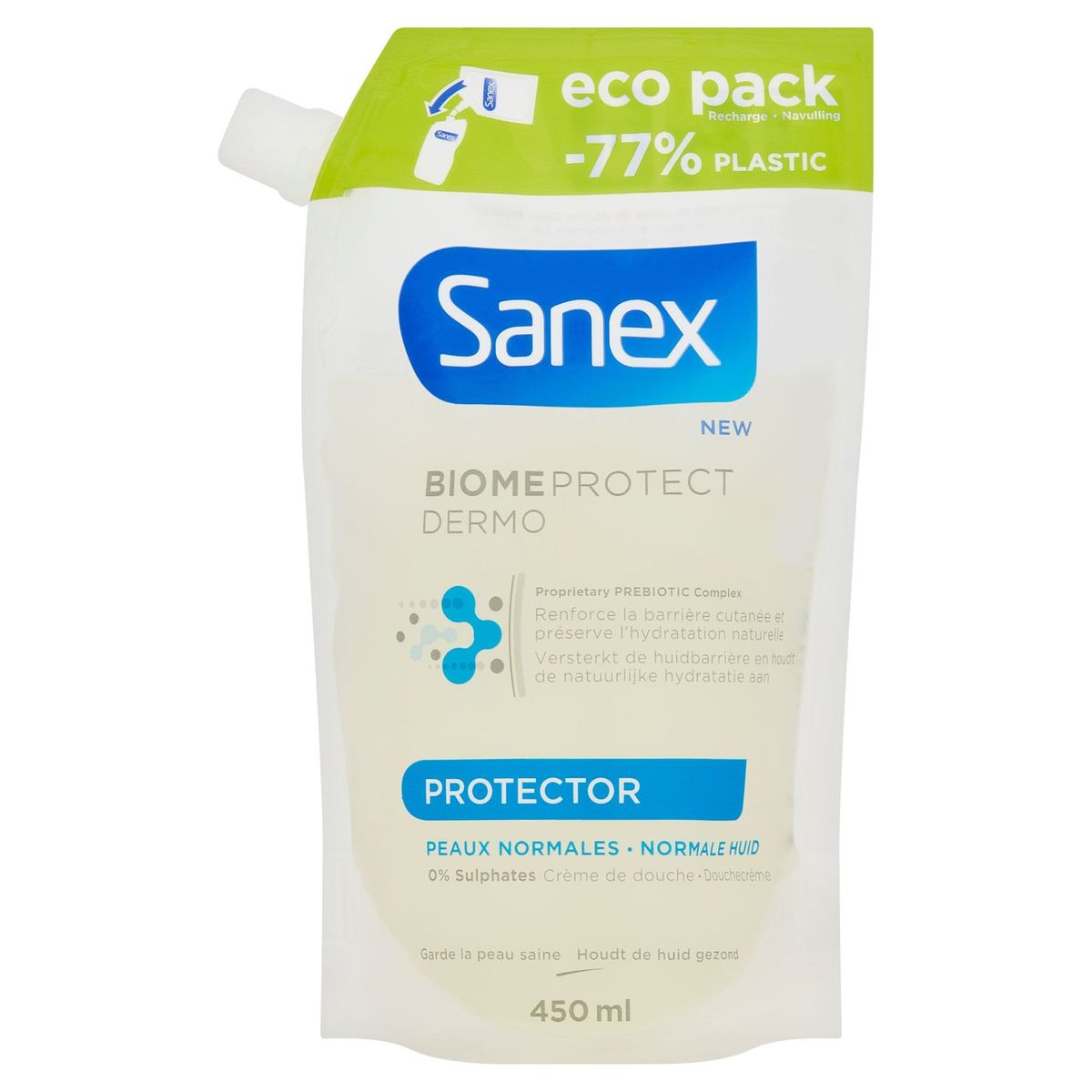 Sanex Biome Protect Dermo Protector Crème de Douche 450 ml