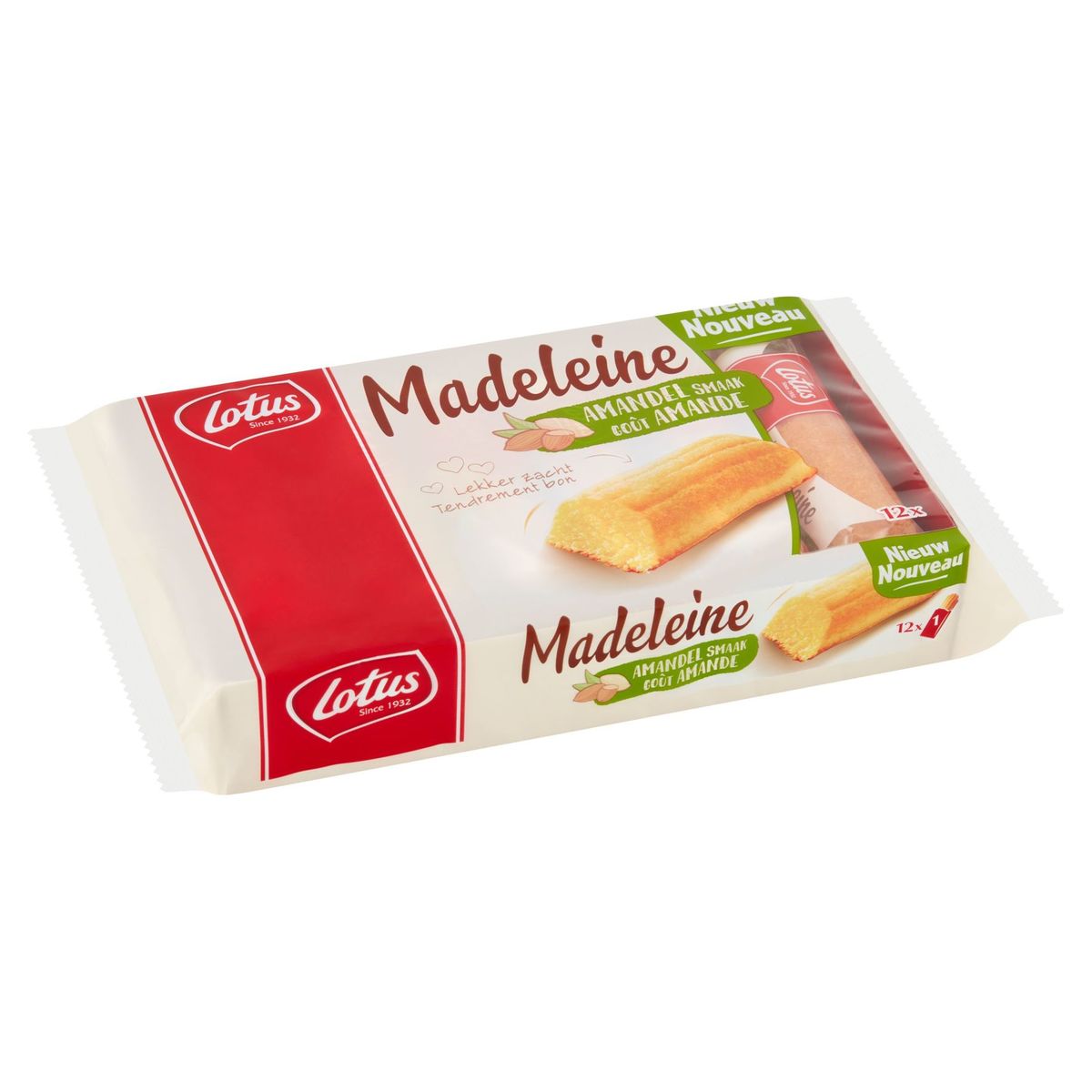 Lotus Madeleine Amandel Smaak 12 x 25 g