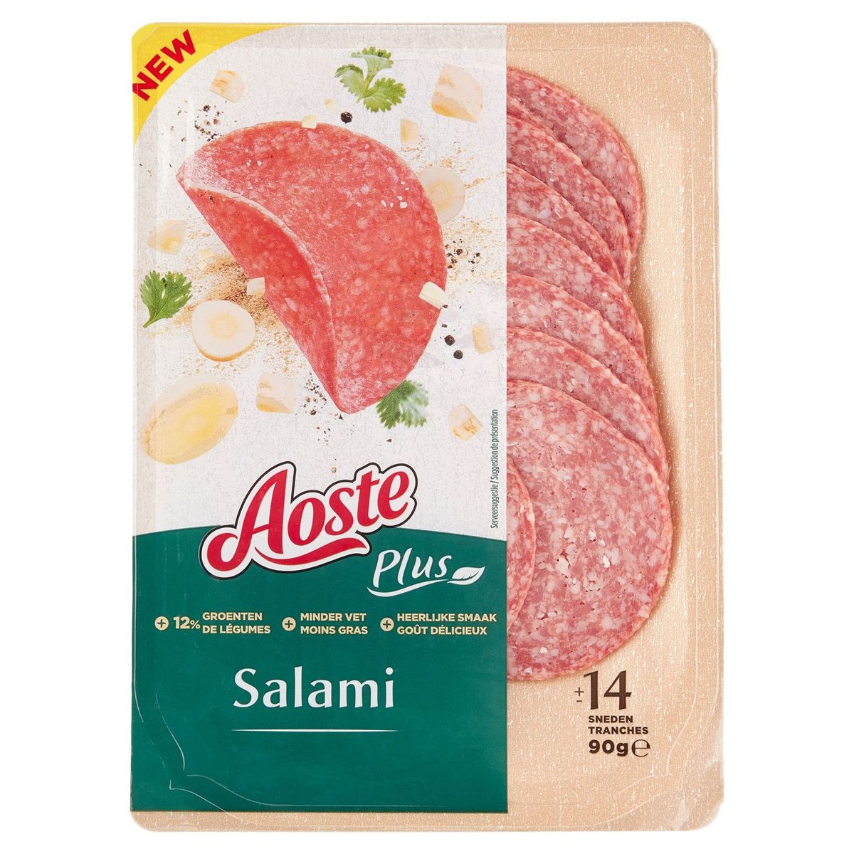 Aoste Plus Salami 90 g Carrefour Site