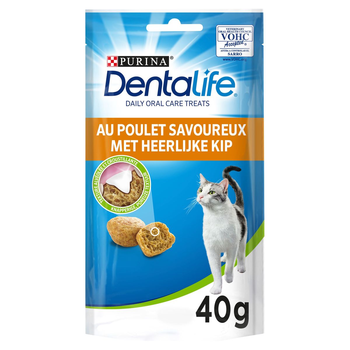 Dentalife Friandises Chat Hygiène buccale Poulet 40g
