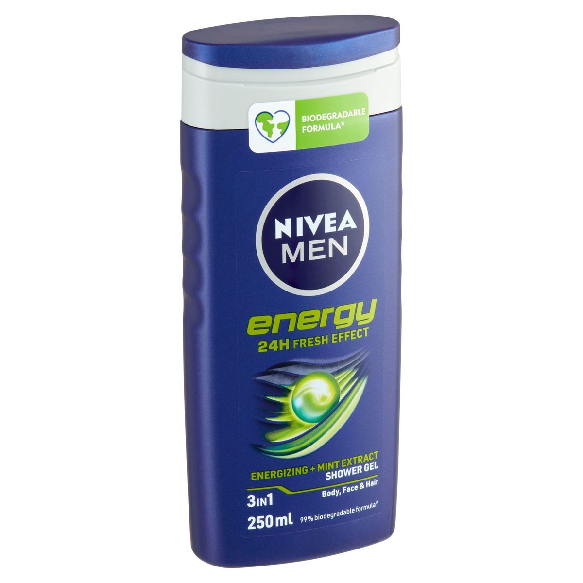 Nivea Man Energy 24h Fresh Effect Shower Gel 3 in 1 250 ml
