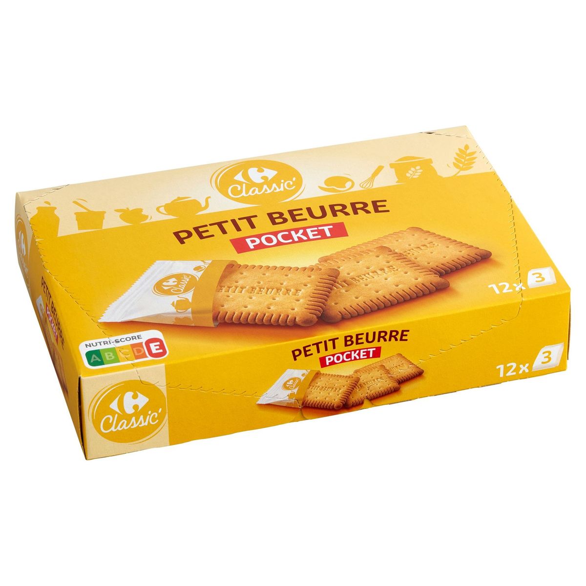 Carrefour Classic' Petit Beurre Pocket 36 Pièces 300 g