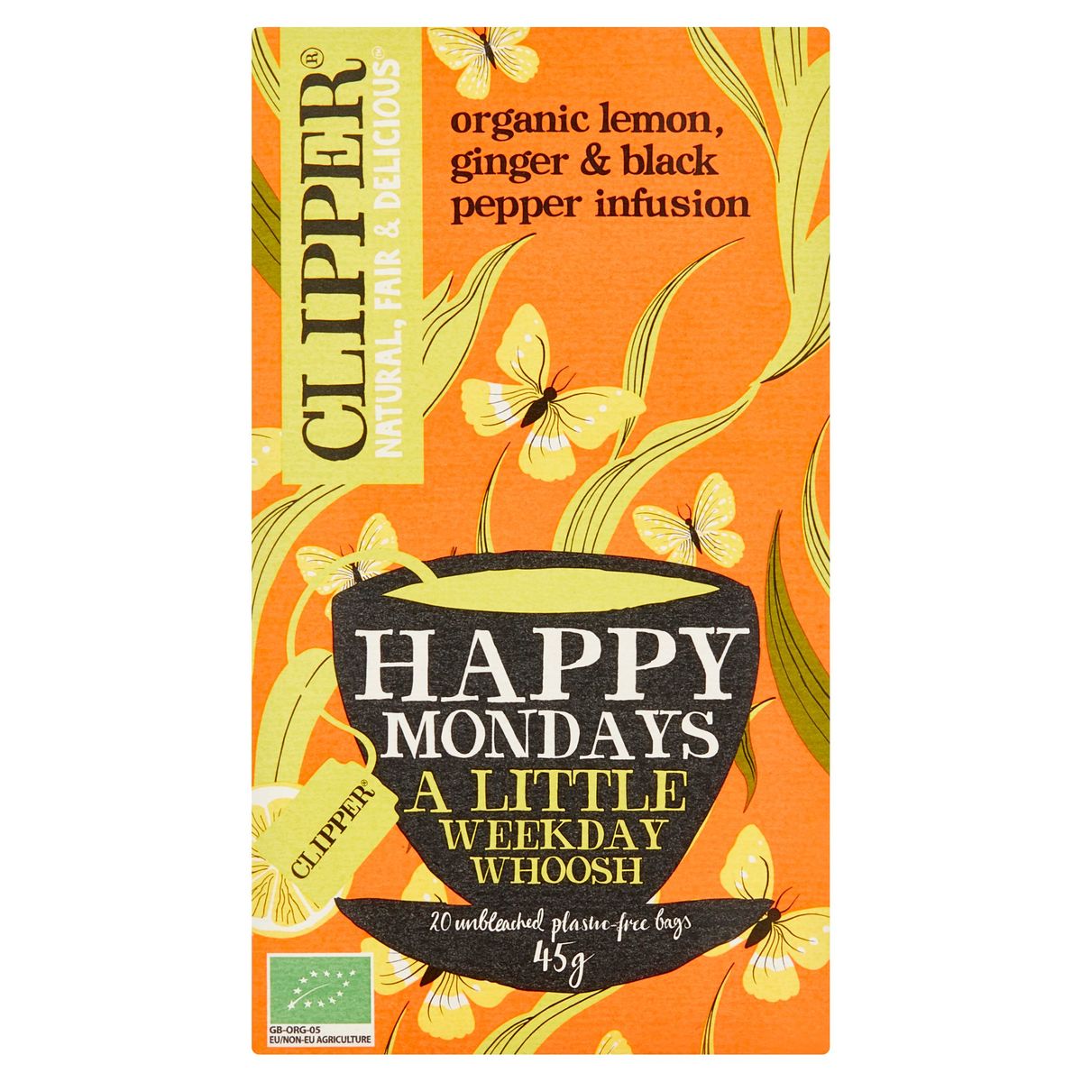 Clipper Happy Mondays Organic Infusion 20 stuks 45g
