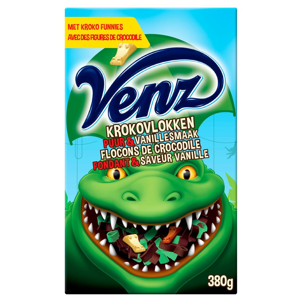 Venz Flocons de Crocodile Fondant & Saveur Vanille 200 g