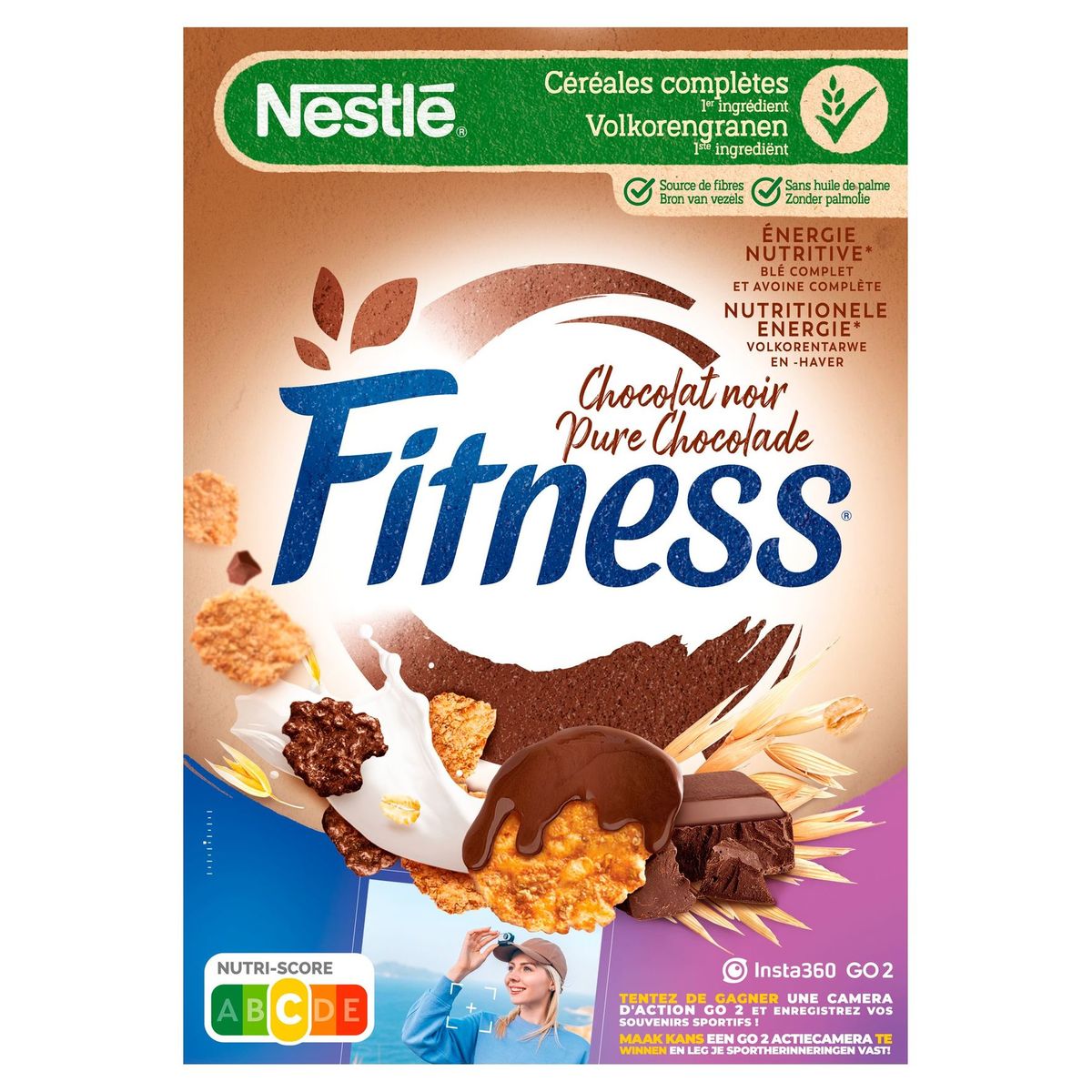Fitness Ontbijtgranen Pure Chocolade 450g