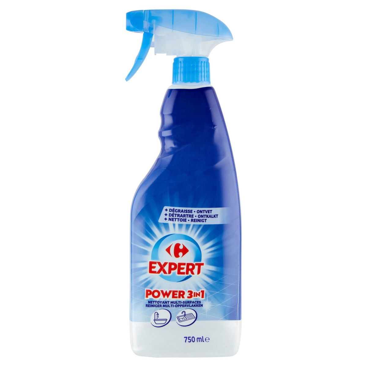 Carrefour Expert Power 3in1 Nettoyant Multi-Surfaces 750 ml