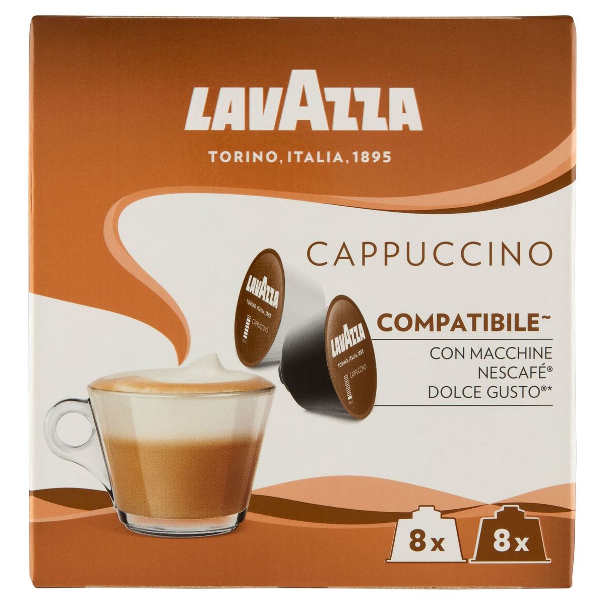 Lavazza Dolce Gusto Cappuccino tasses à café 10 pièces