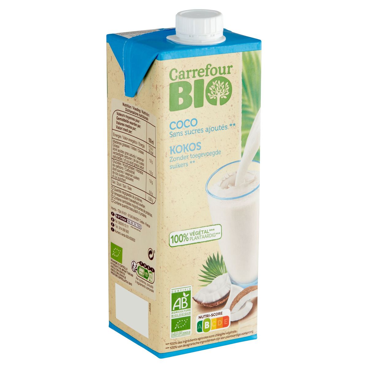 Carrefour Bio Kokos 1 L
