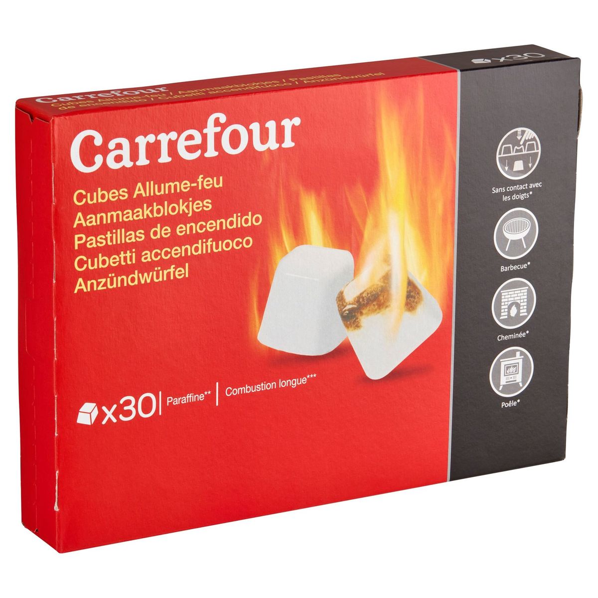 Carrefour Cubes Allume-Feu 30 Pièces 325 cm