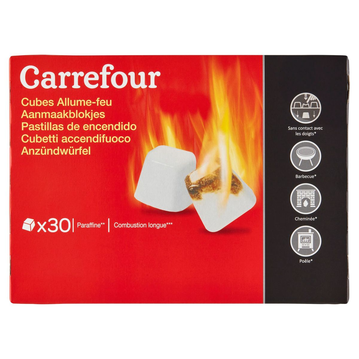 Carrefour Cubes Allume-Feu 30 Pièces 325 cm