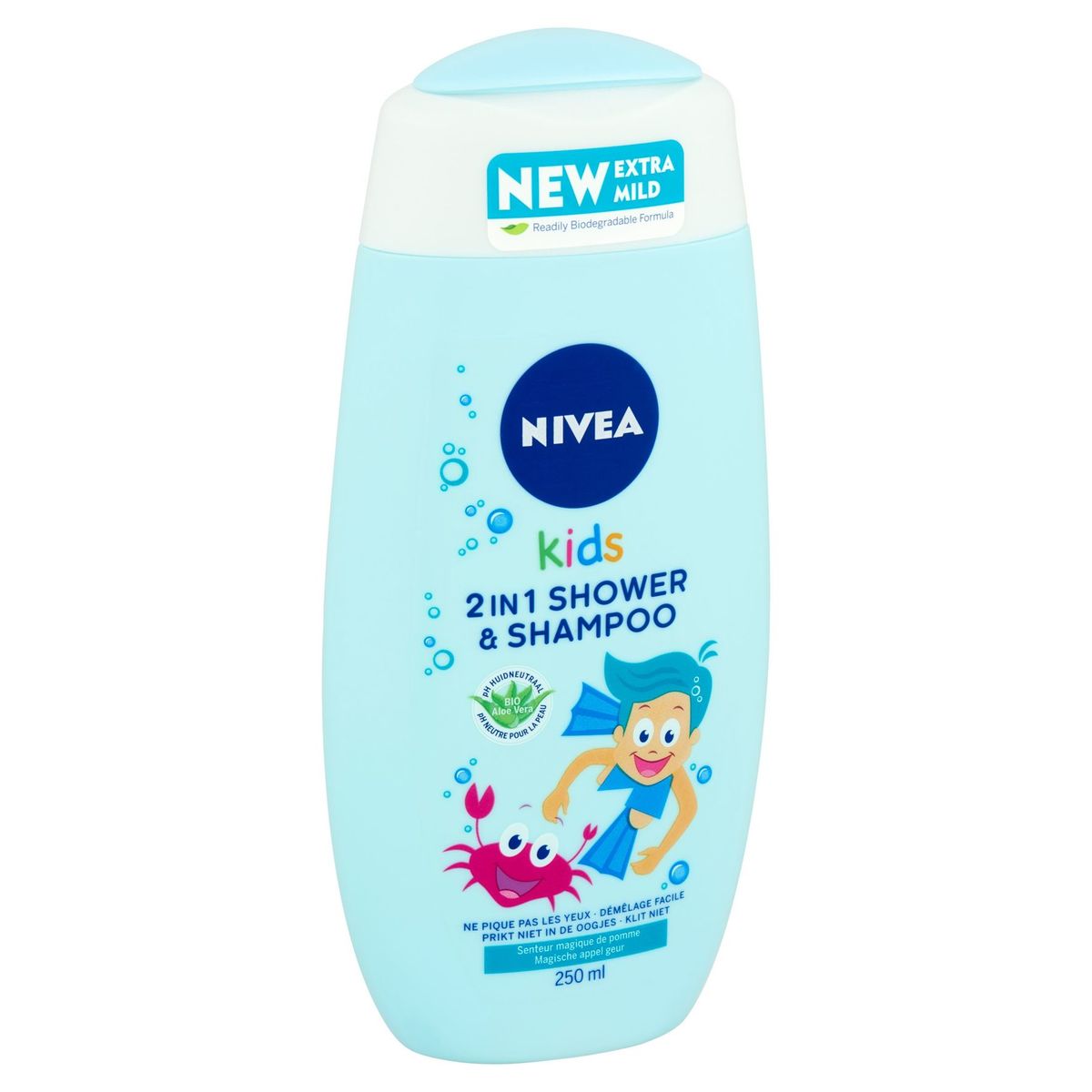 Nivea Kids 2 in 1 Shower & Shampoo Senteur Magique de Pomme 250 ml