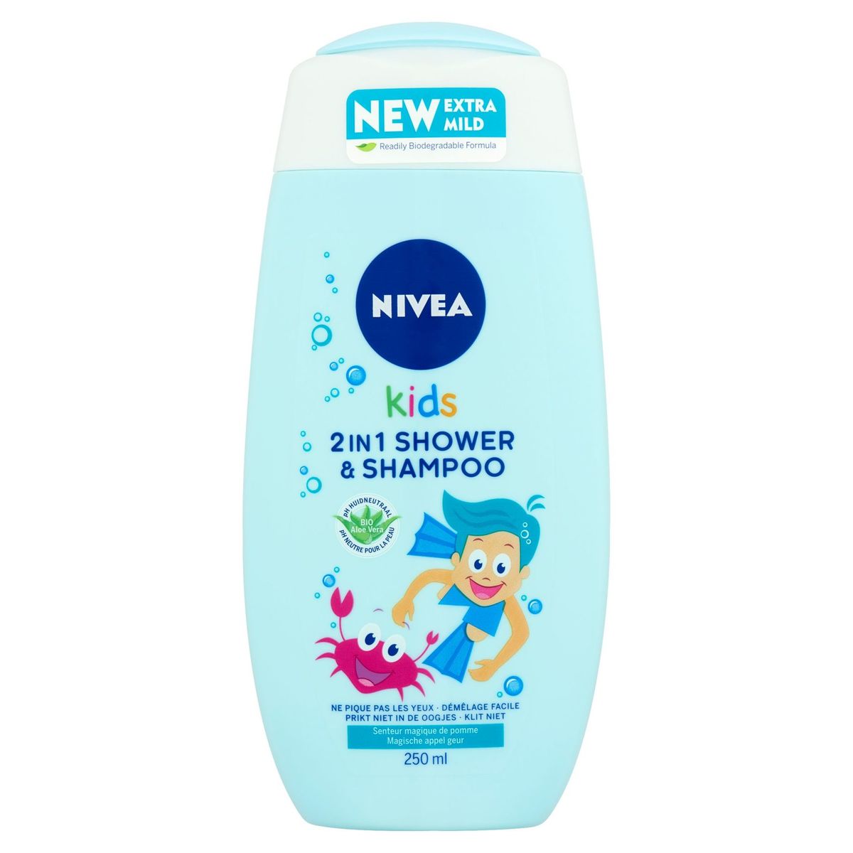 Nivea Kids 2 in 1 Shower & Shampoo Senteur Magique de Pomme 250 ml