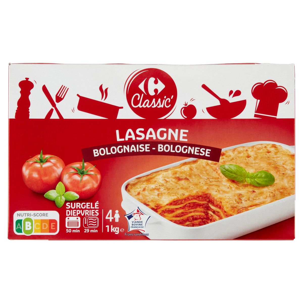 Carrefour Classic' Lasagne Bolognaise 1 kg