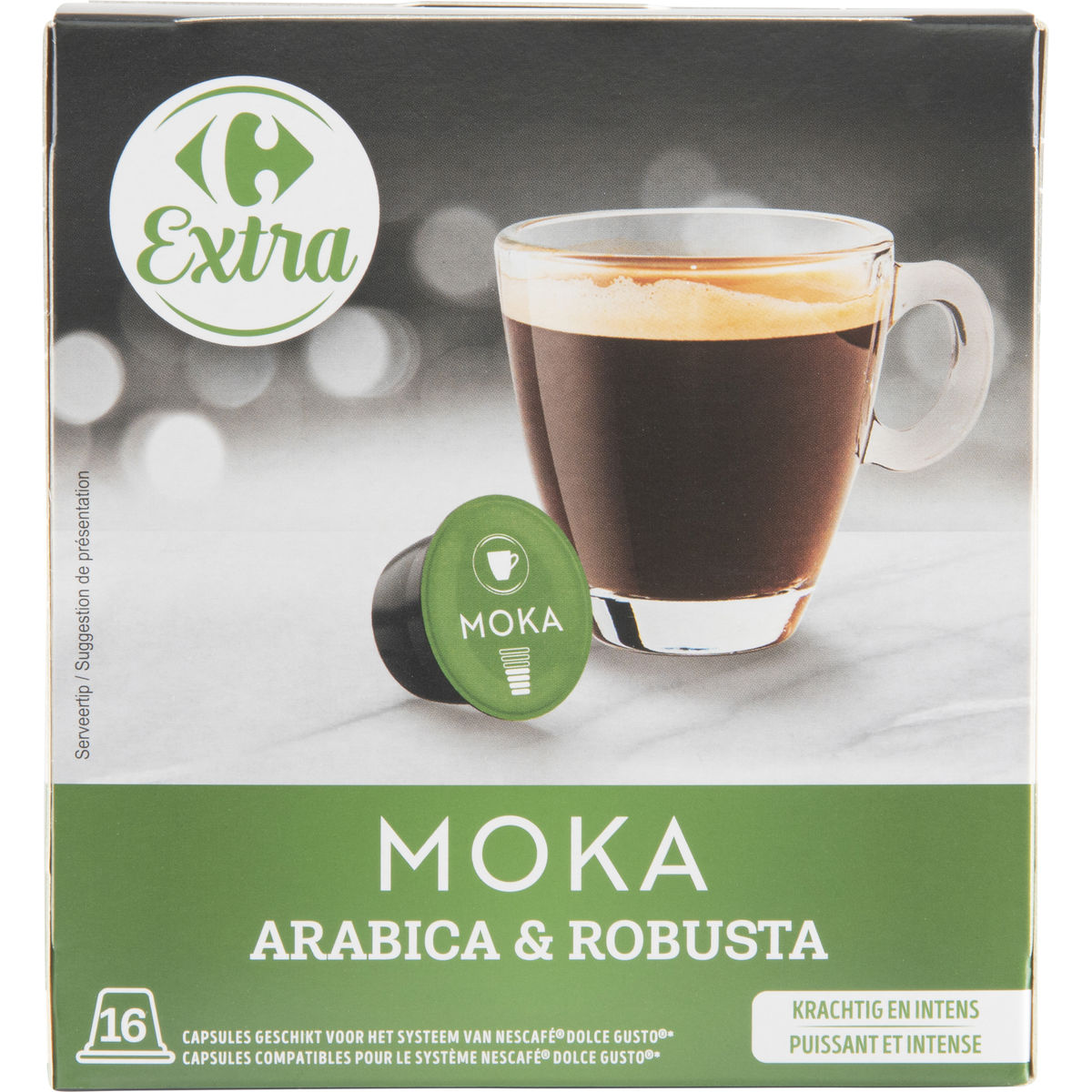 Carrefour Extra Moka Arabica & Robusta 16 x 7 g