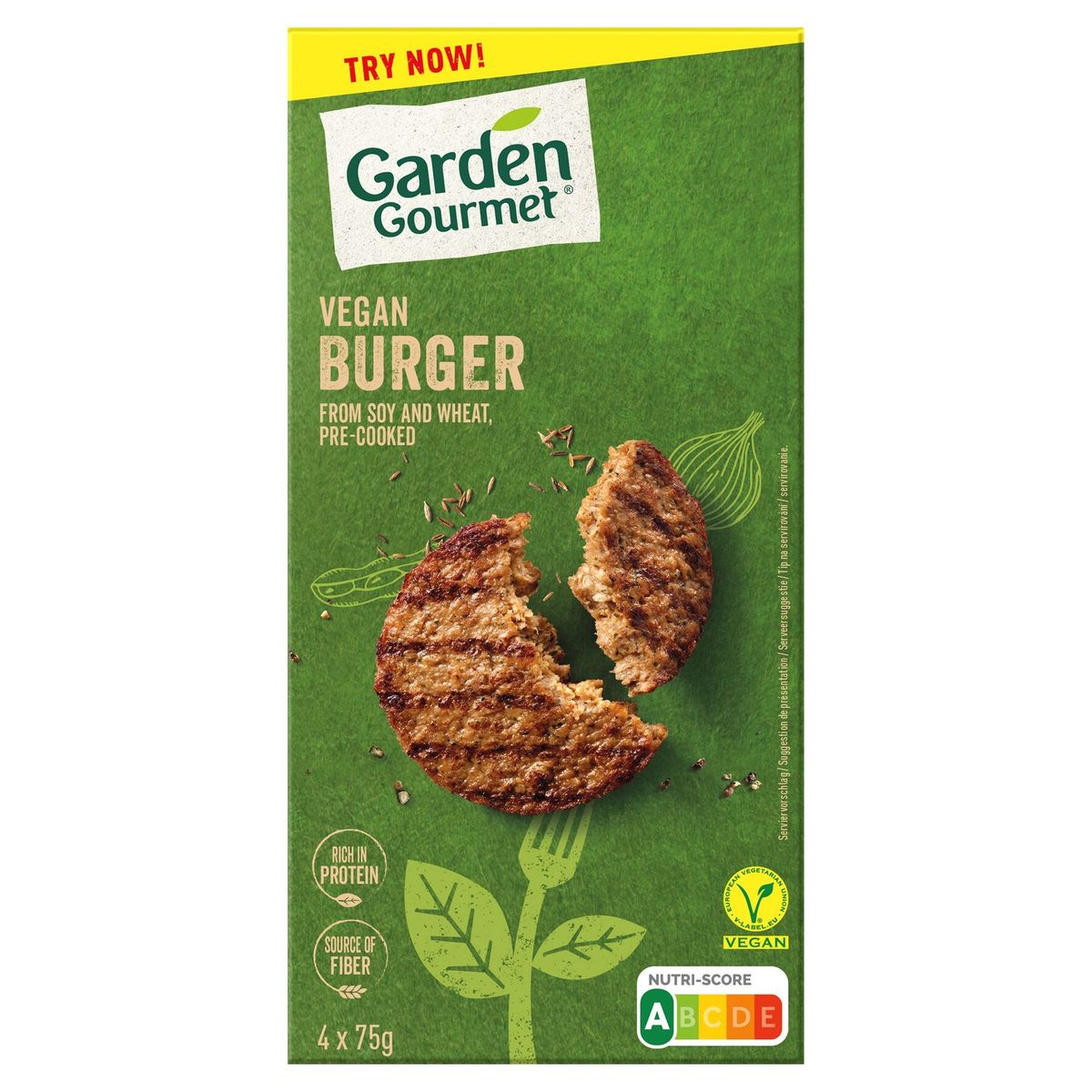 Garden Gourmet Vegan Burger 4 x 75 g
