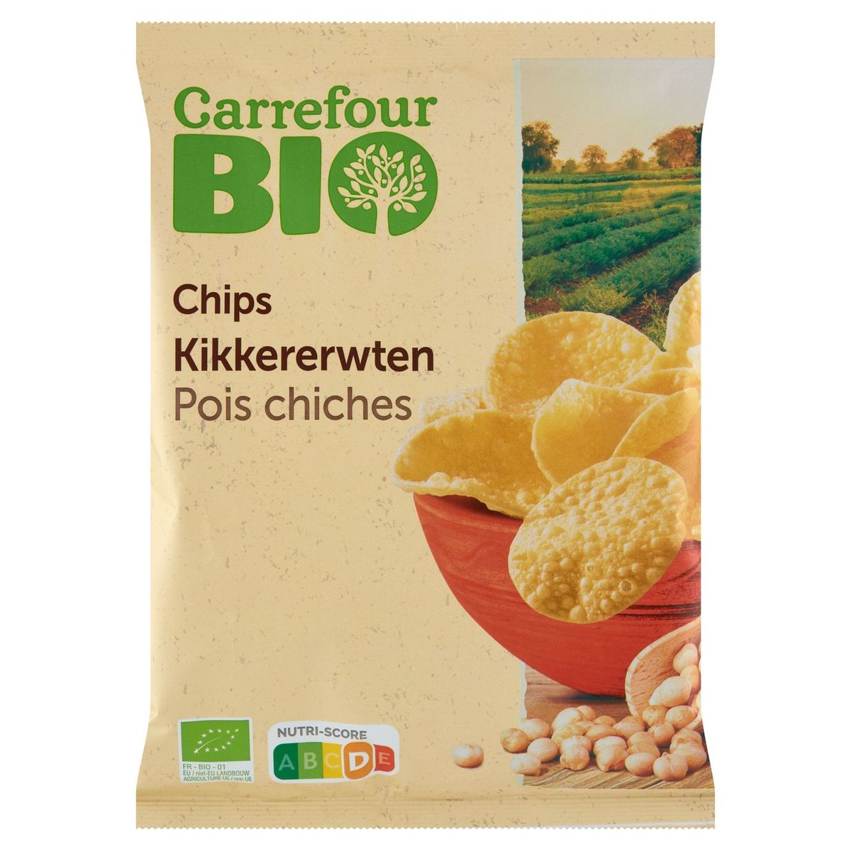Carrefour Bio Chips Pois Chiches 75 g