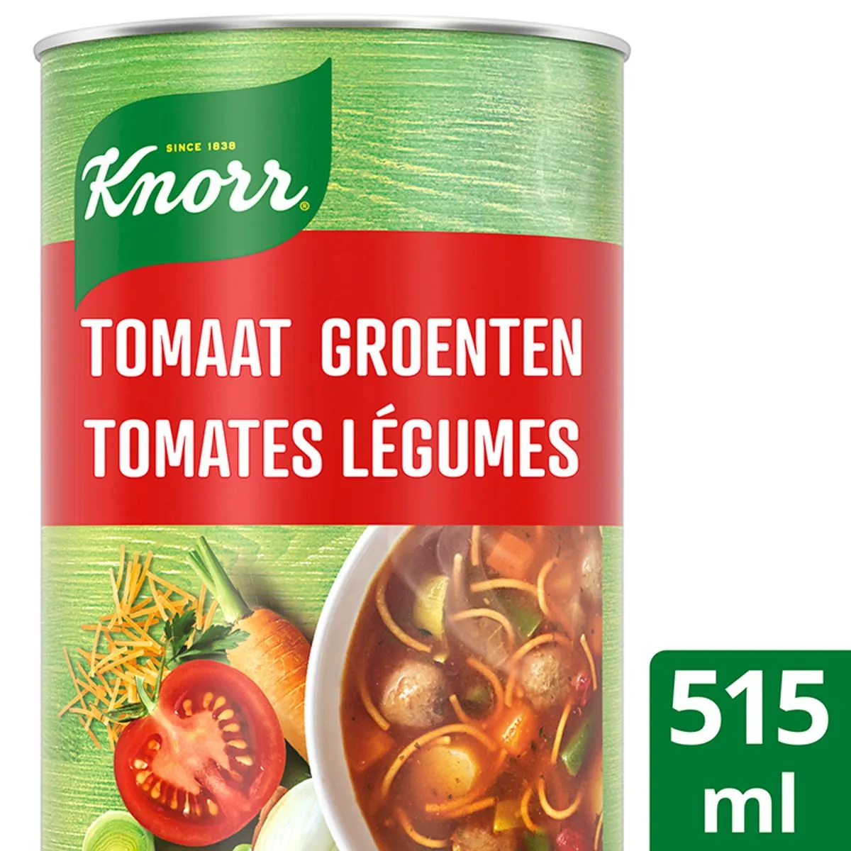 Soep In Blik Tomaten Groenten Met Balletjes Ml Carrefour Belgi