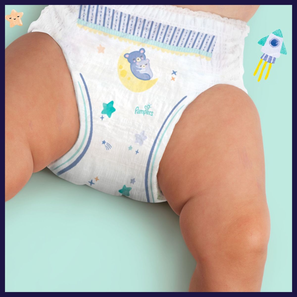 Pampers Night Pants Taille 6, 31 Couches-Culottes, 15kg+