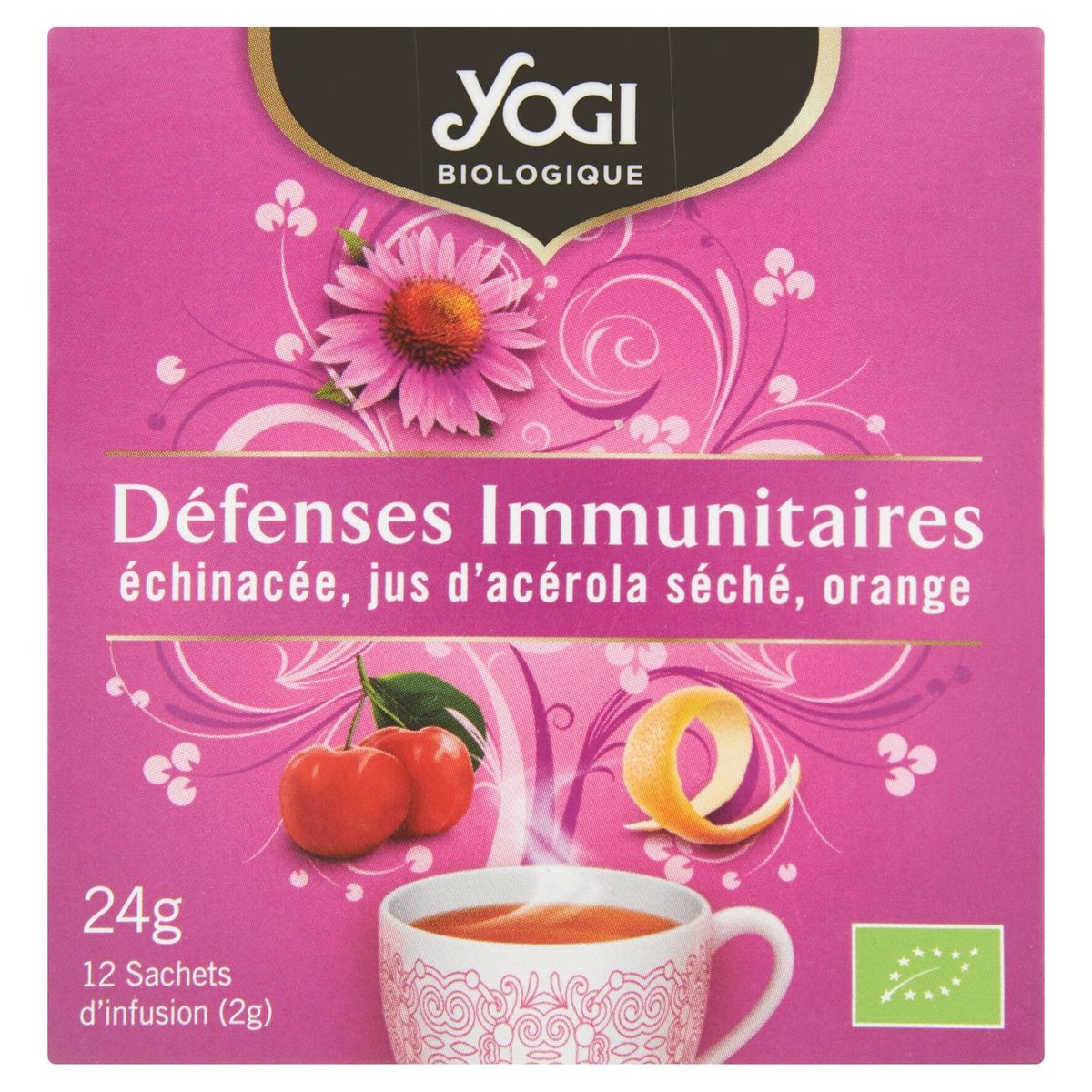 Yogi Biologique Défenses Immunitaires Sachets d'Infusion 12 x 2 g