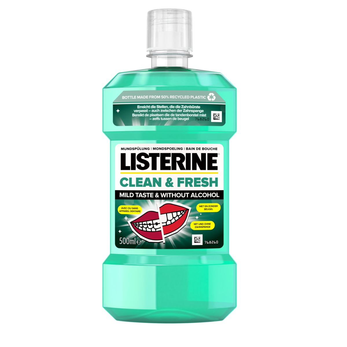 Listerine Clean & Fresh 500 ml | Carrefour Site