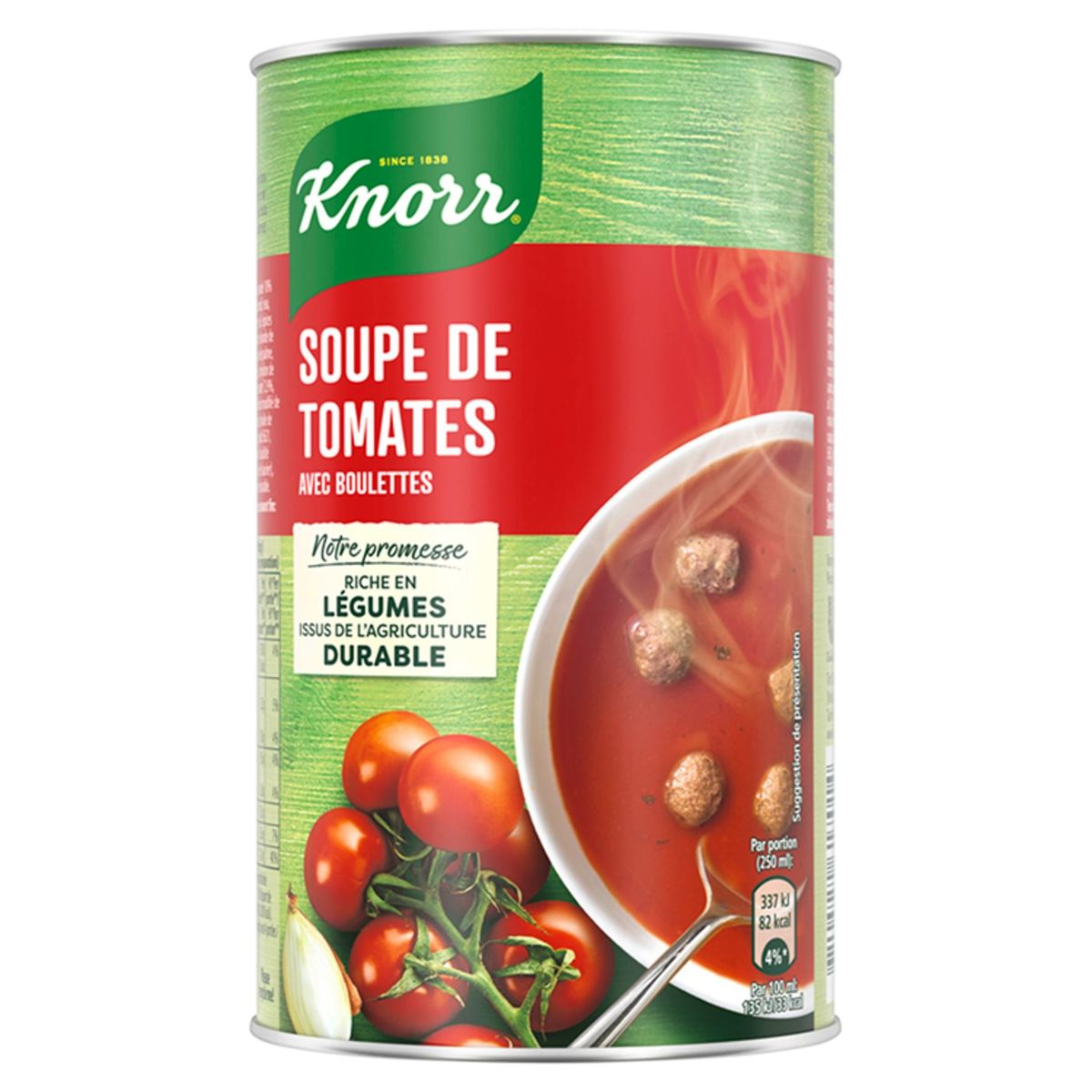 Knorr Boîte Soupe en conserve Tomates avec boulettes 515 ml