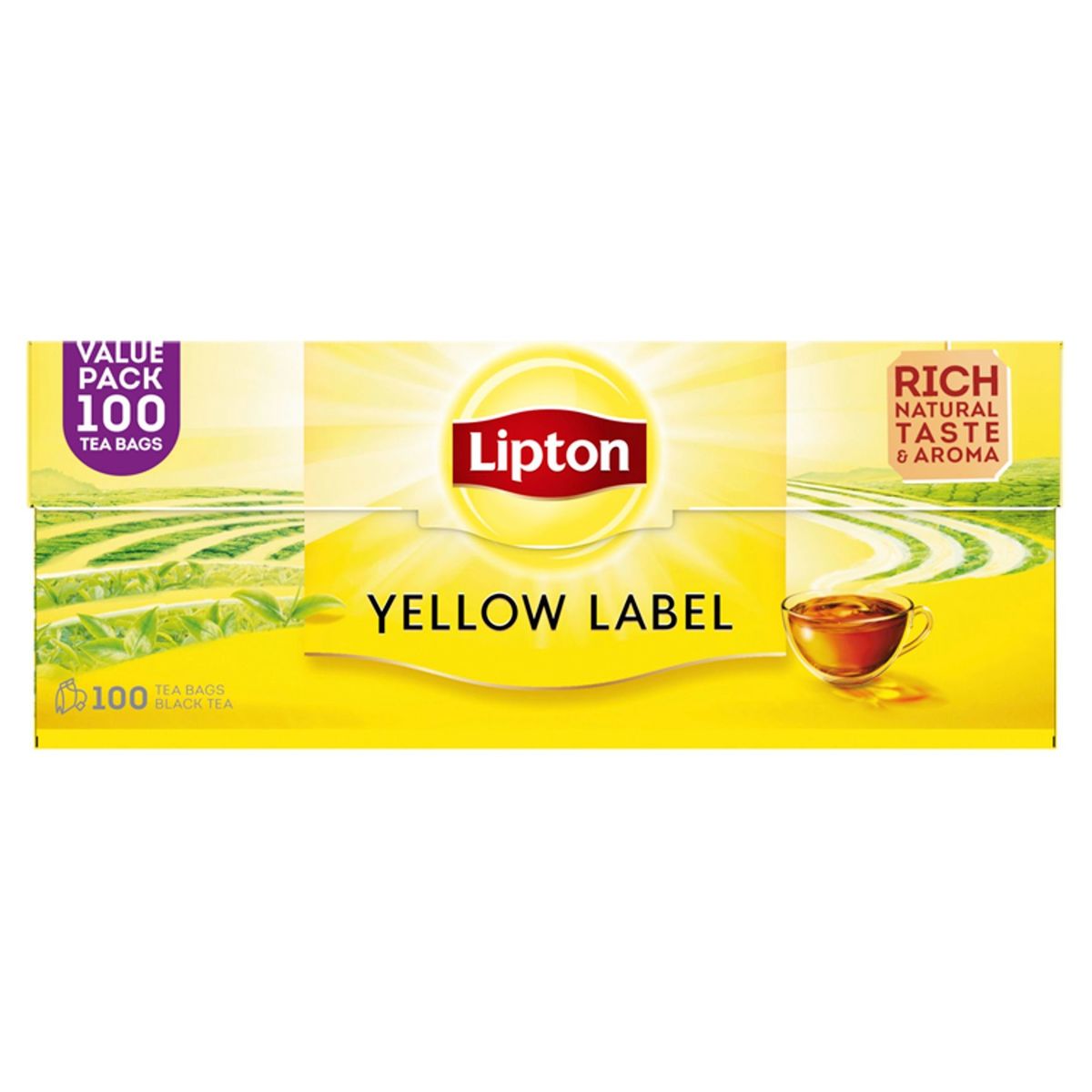 Lipton Thé noir Yellow Label 100 sachets