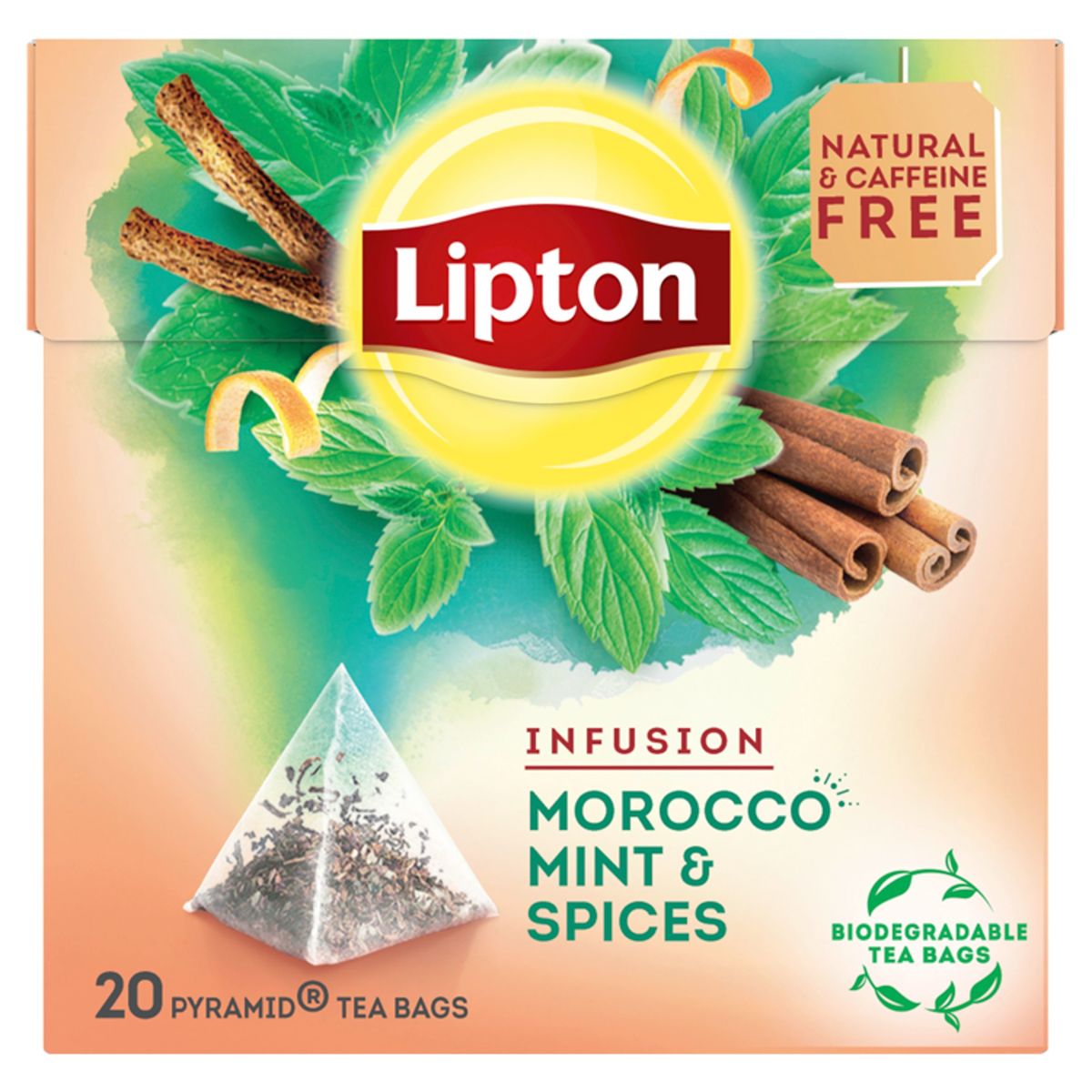 Lipton Pyramide Kruidenthee Marokko Munt 20 zakjes