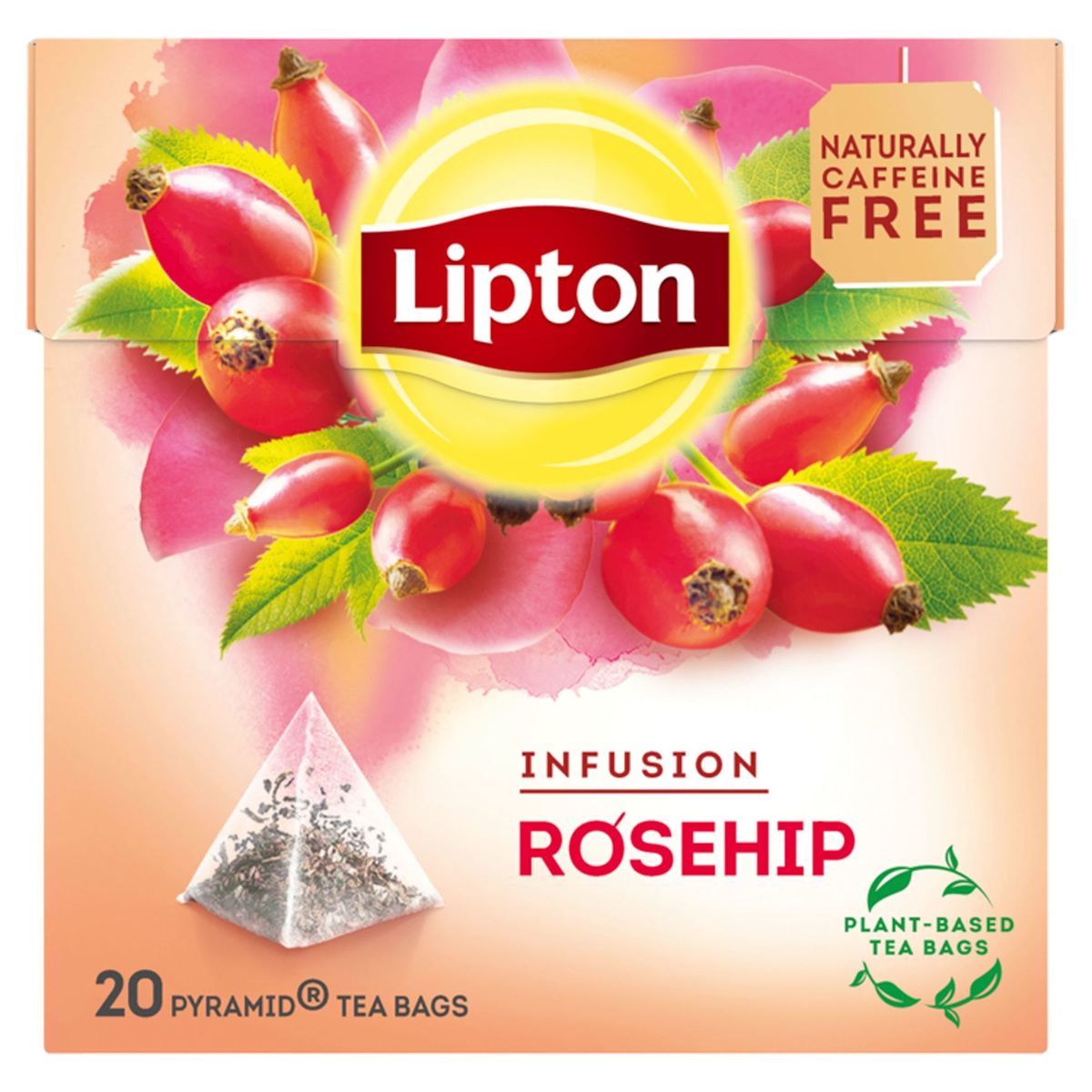 Lipton Pyramide  Kruidenthee Rozenbottel 20 zakjes