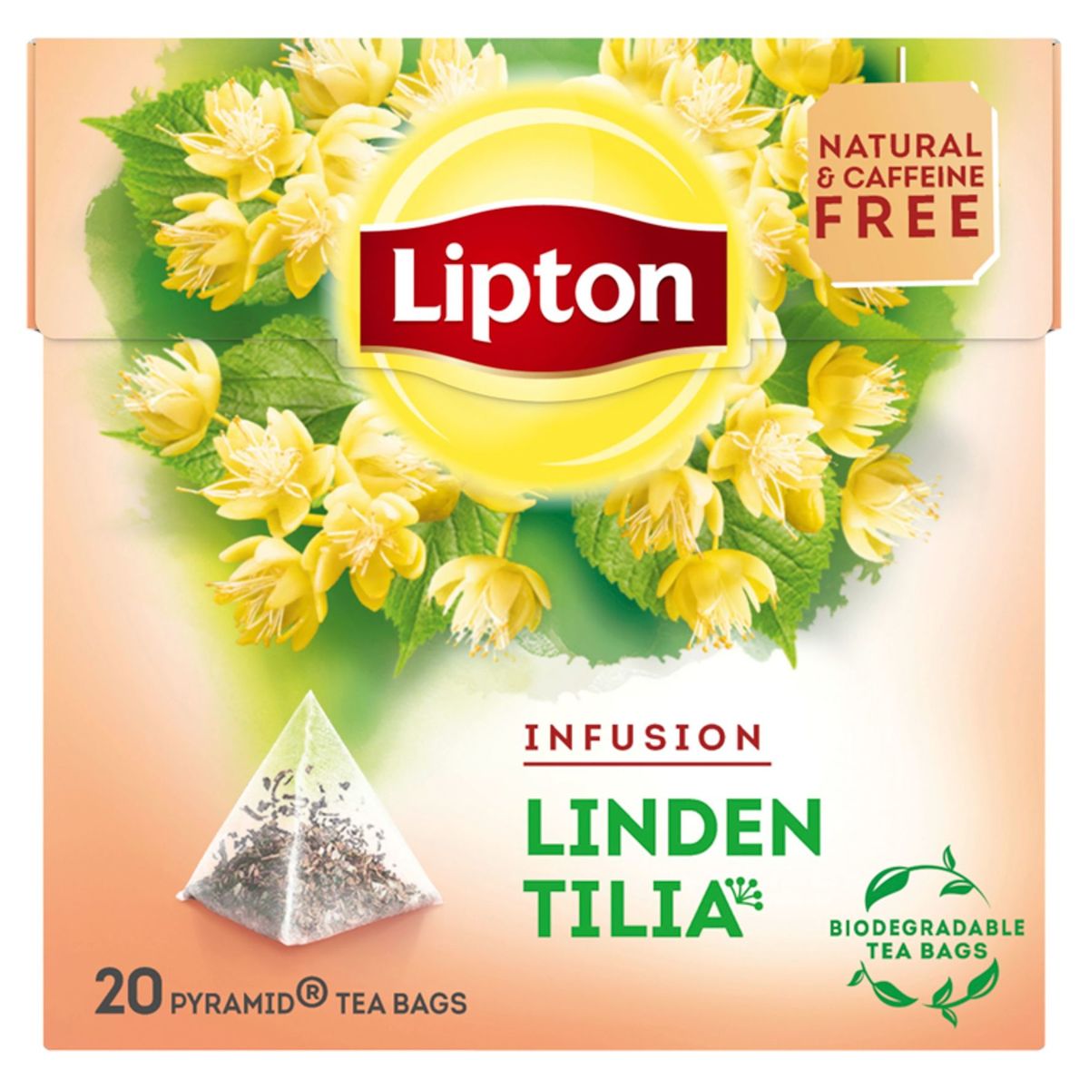 Lipton Pyramides Kruidenthee Linden 20 theezakjes
