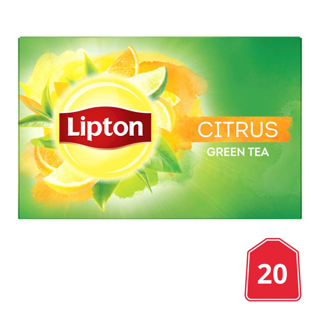 Lipton Thé Vert Citrus 20 Sachets