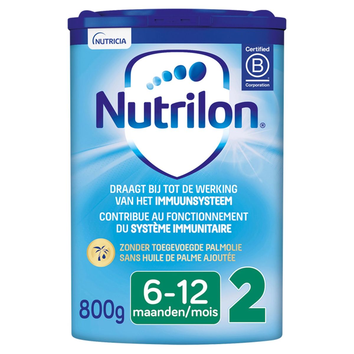 Nutrilon 2 Opvolgmelk Baby vanaf 6 tot12 maanden Melkpoeder Doos 800g