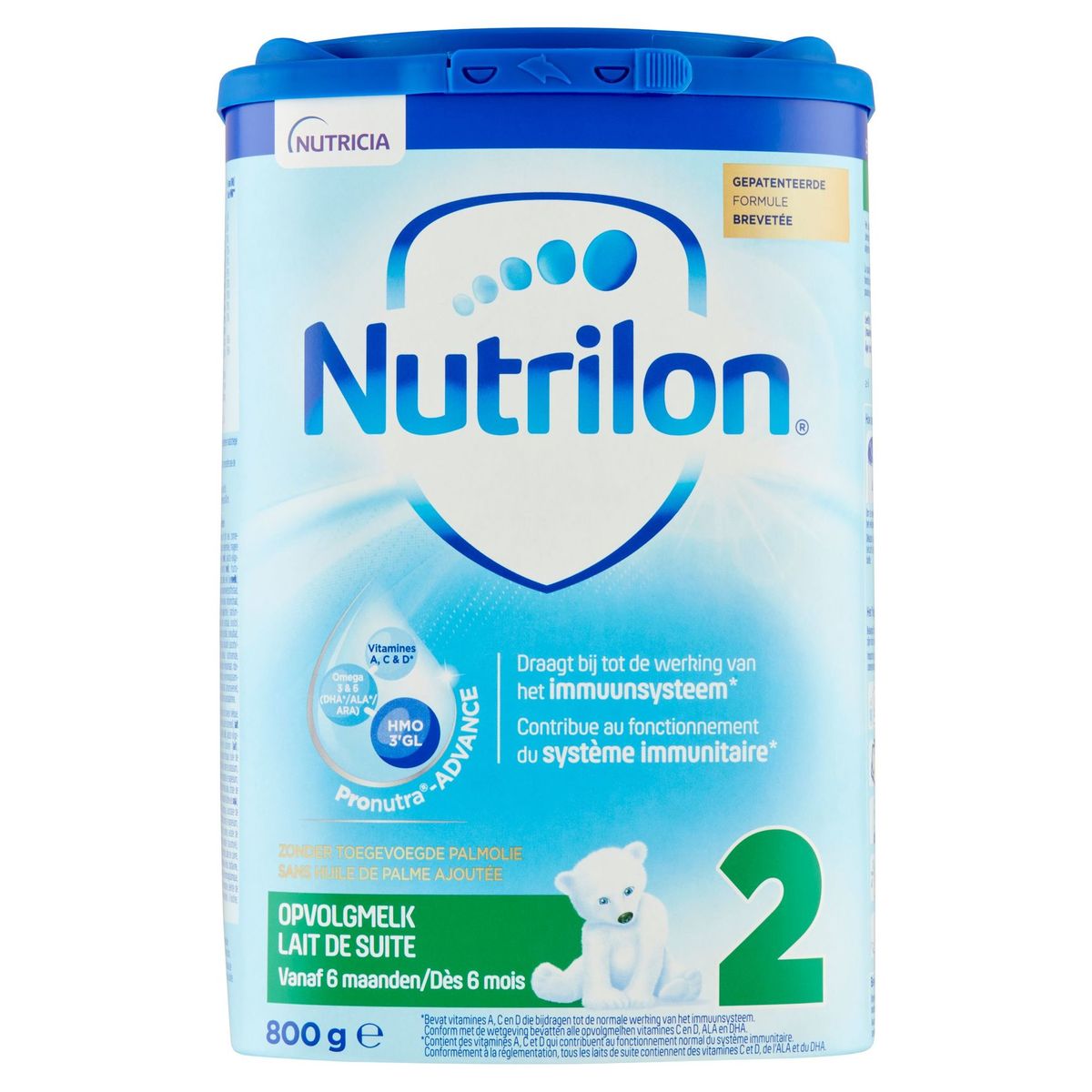 Nutrilon 2 Opvolgmelk Baby vanaf 6 tot12 maanden Melkpoeder Doos 800g